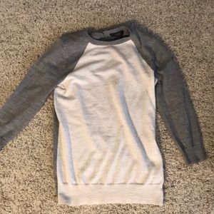 JCrew Wool 3/4 Length Sweater Removable Collar XXS